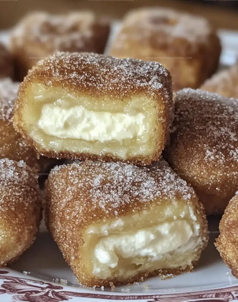 Churro Stuffed Cheesecake Bites Recipe