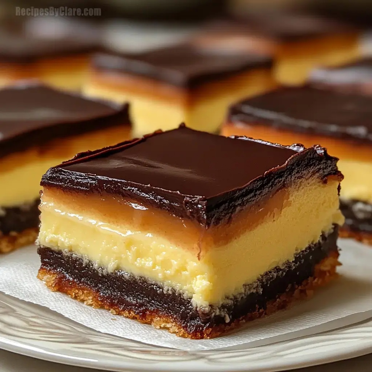 Elegant Boston Cream Dessert Bars Recipe