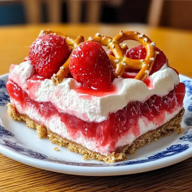 Strawberry Pretzel Squares Recipe