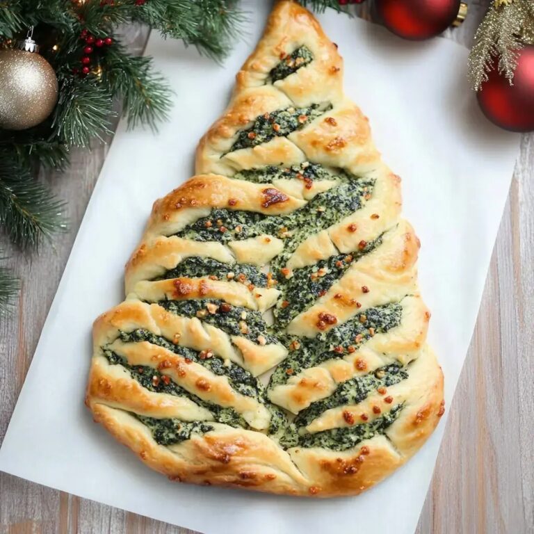 Christmas Tree Spinach Breadsticks Recipe