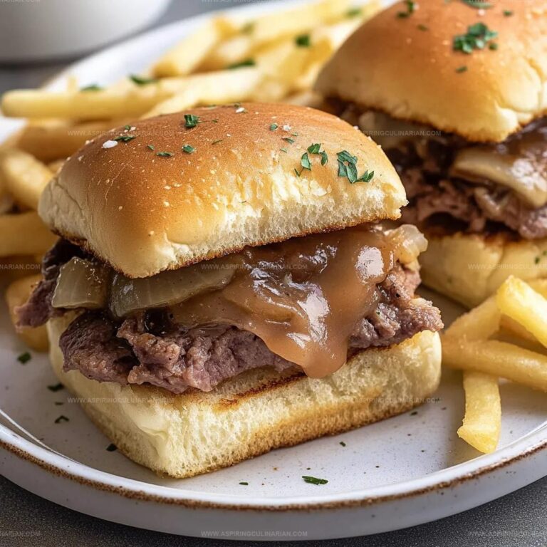 Easy French Dip Sliders Recipe