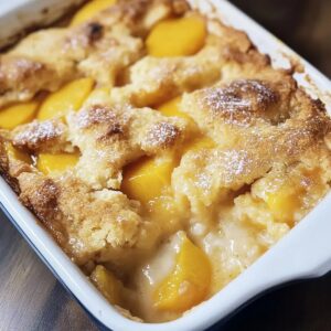 Easy Peach Cobbler Recipe