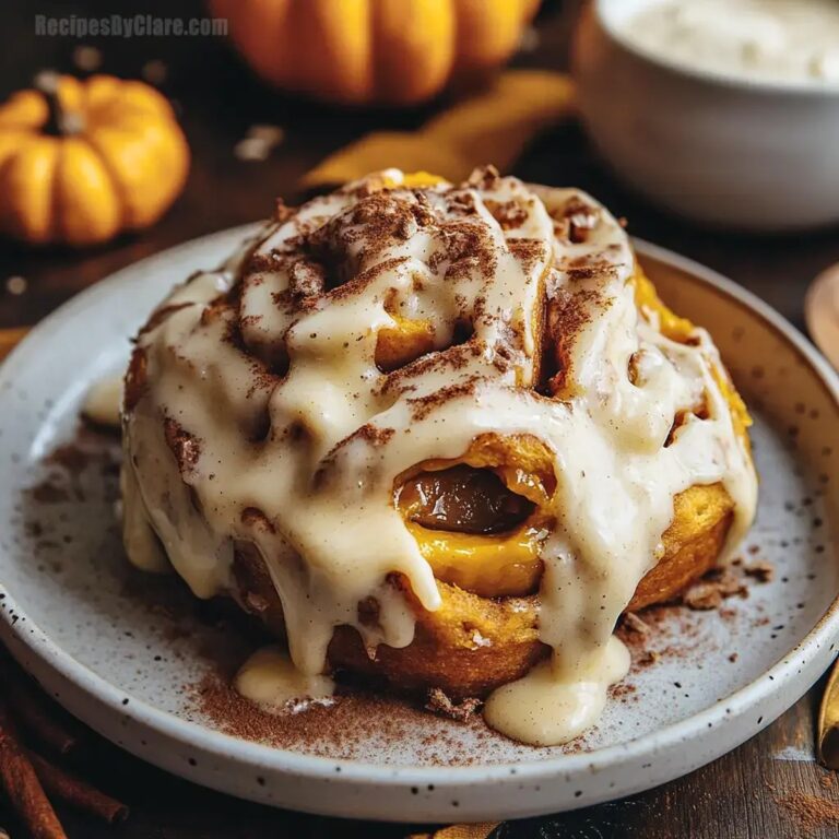 Brown Butter Pumpkin Cinnamon Rolls Recipe