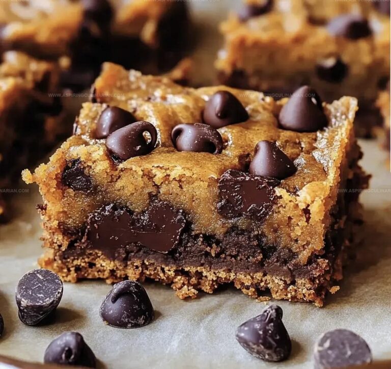 Fudgy Pumpkin Chocolate Chip Bars Recipe