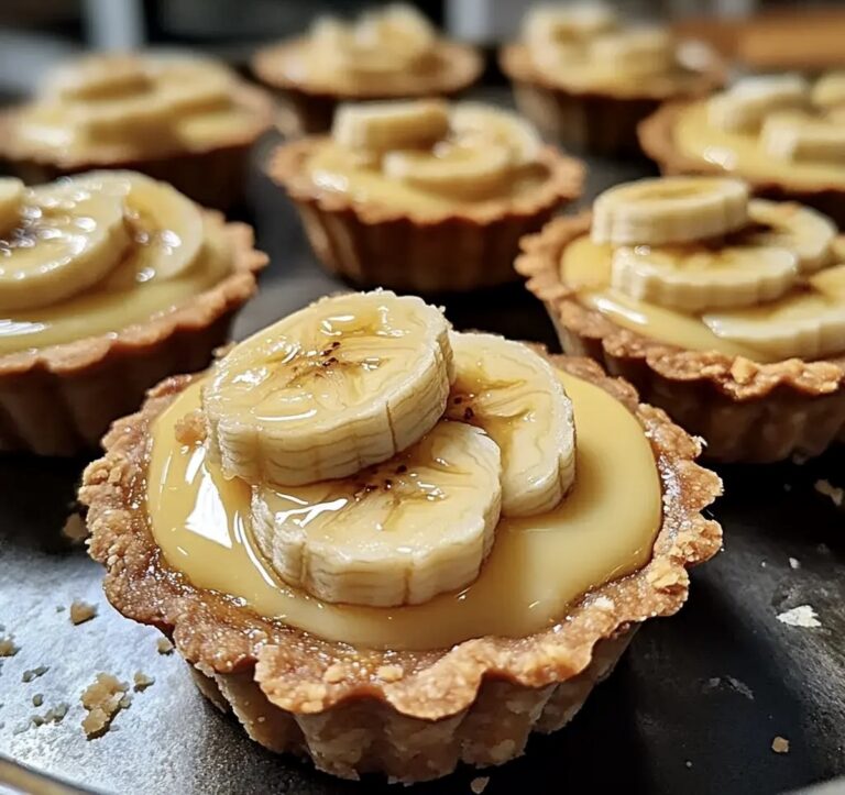 Mini Banana Cream Tarts Recipe