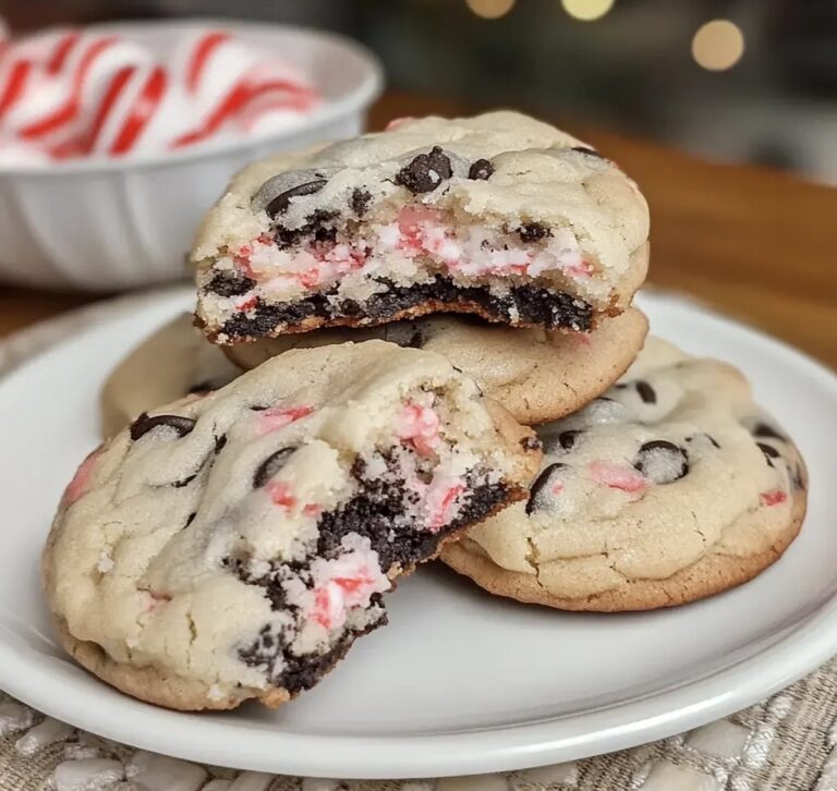 Peppermint Oreo Crunch Cookies Recipe
