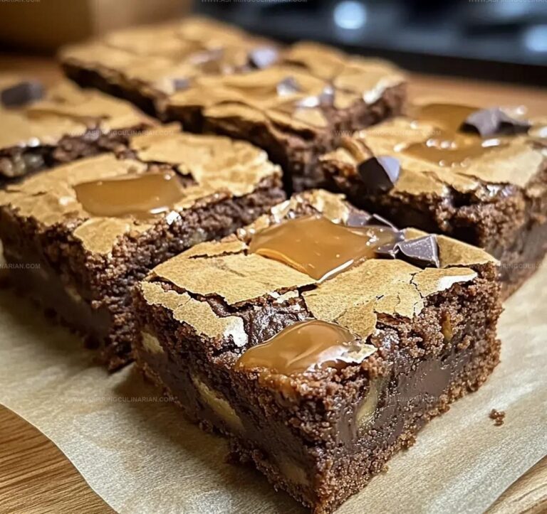 Caramel Chocolate Chunk Brownies Recipe