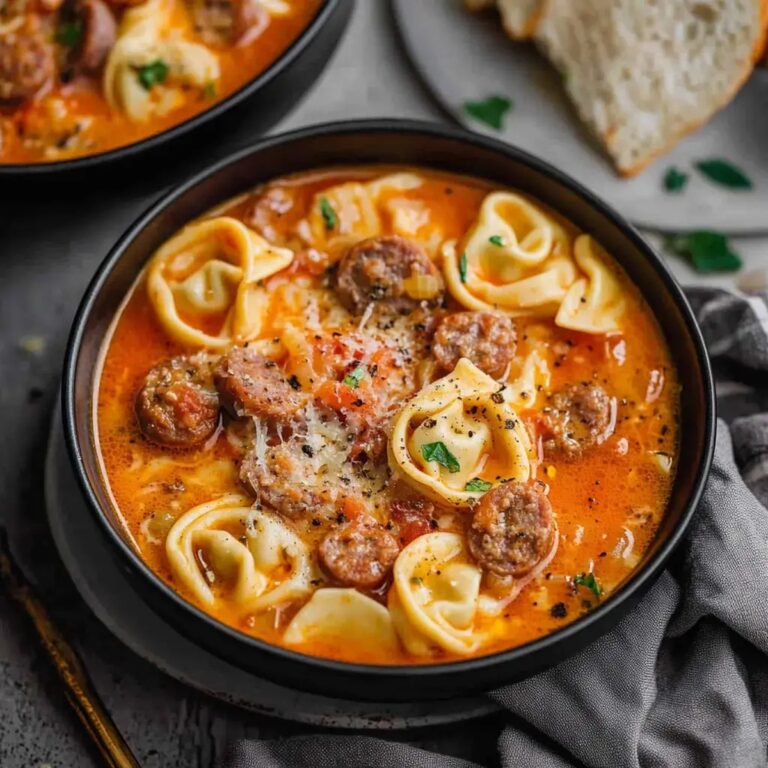 Easy Sausage Tortellini Soup Recipe