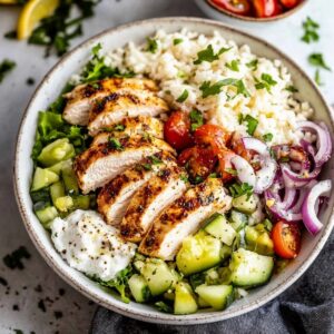 Greek Chicken Bowls Recipe