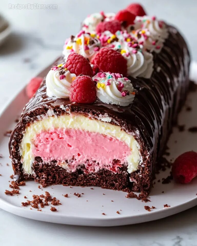 Neapolitan Millionaire Roll Cake Recipe