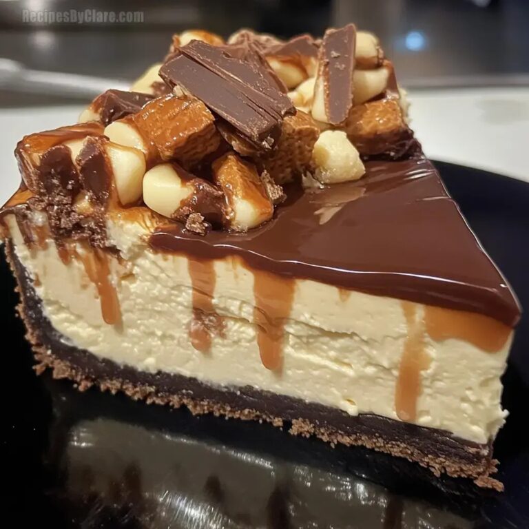 Snickers Cheesecake Recipe