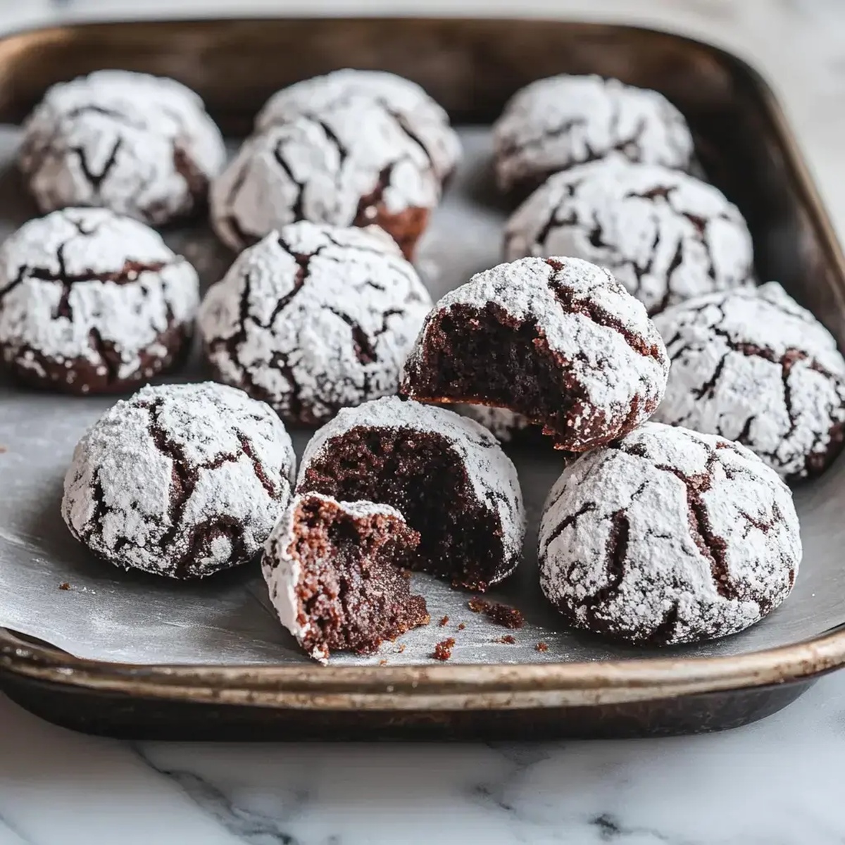 Chocolate Snowball Cookies Recipe