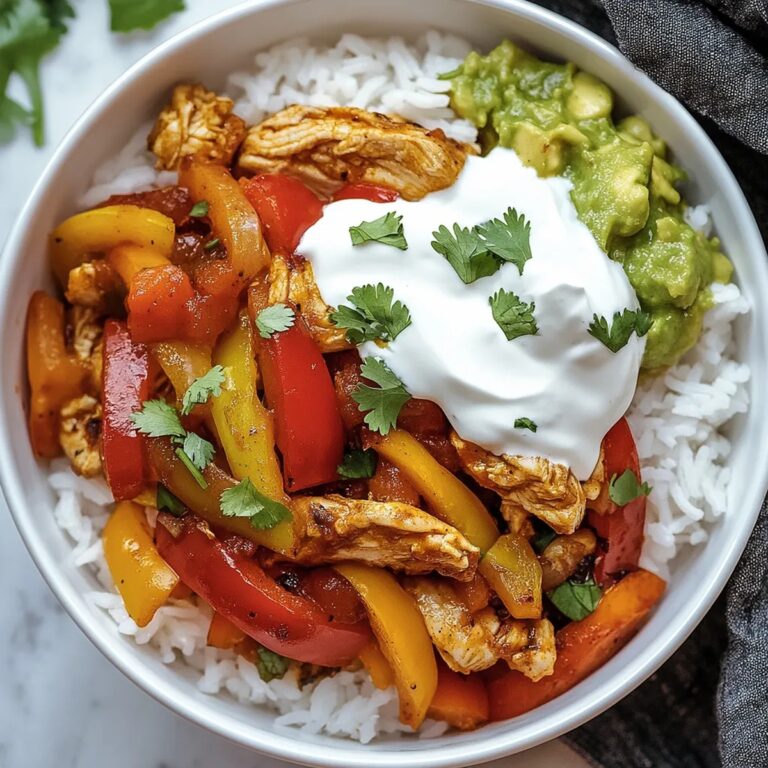 Chicken Fajita Bowl Recipe