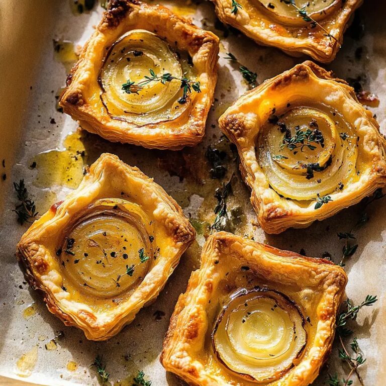 Onion Gruyere Tarts Recipe