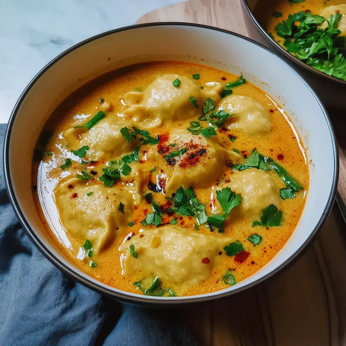 Curry Dumpling Soup Recipe