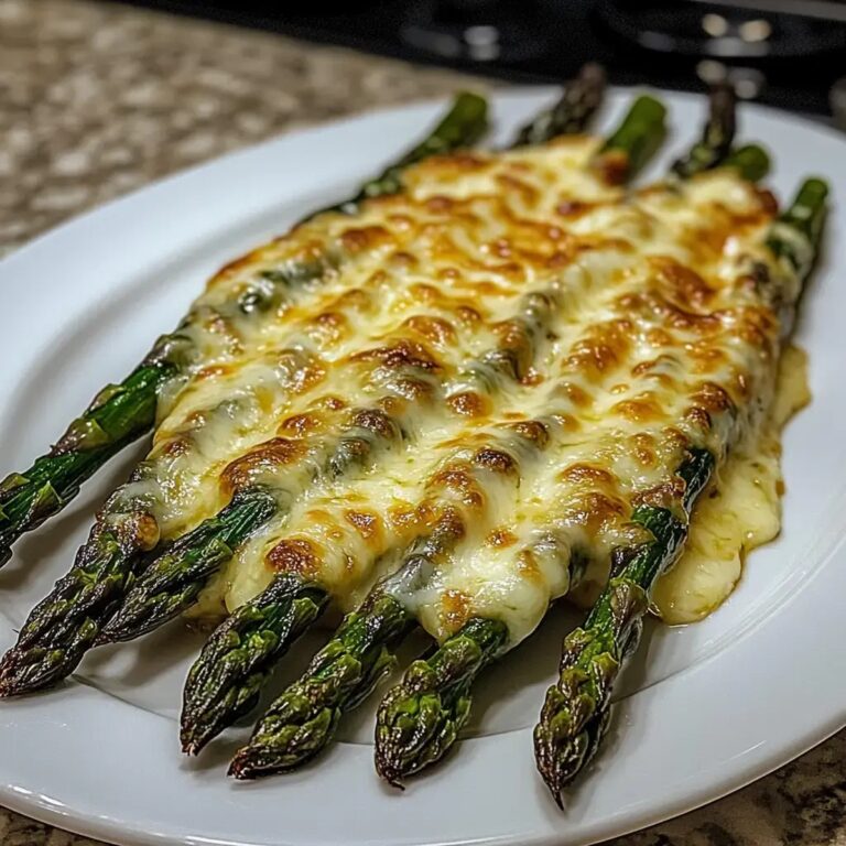 Cheesy Garlic Roasted Asparagus Recipe