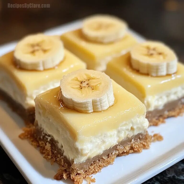 Banana Pudding Cheesecake Bars Recipe