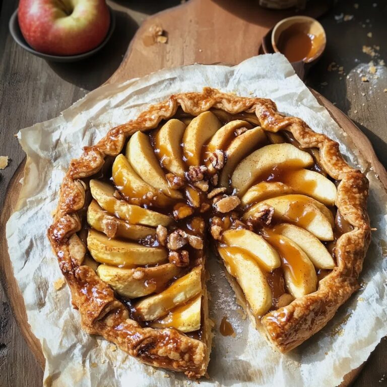 Salted Caramel Apple Galette Recipe