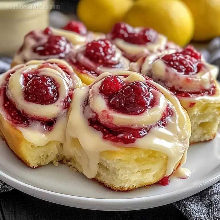 Raspberry Lemon Rolls Recipe
