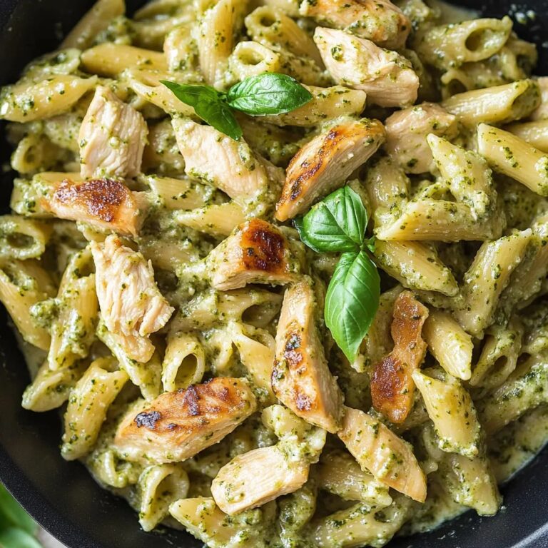 Creamy Chicken Pesto Pasta Recipe