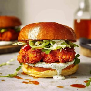 Baked Nashville Hot Chicken Sandwich Recipe