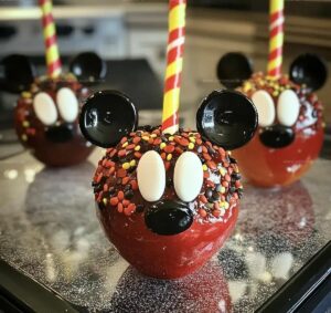 Mickey Mouse Candy Apples Recipe