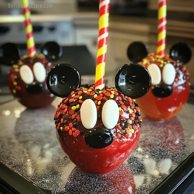 Mickey Mouse Candy Apples Recipe