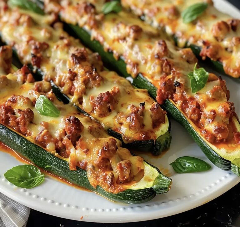 Stuffed Zucchini Boats Recipe
