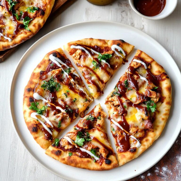 Bbq Chicken Naan Pizza Recipe