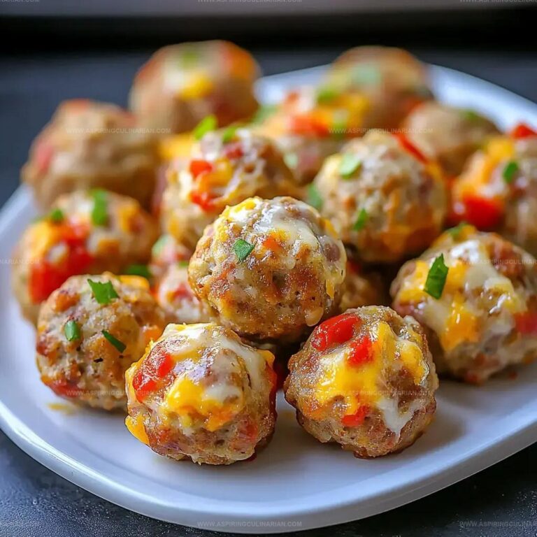 Sausage Cheese Rotel Balls Recipe