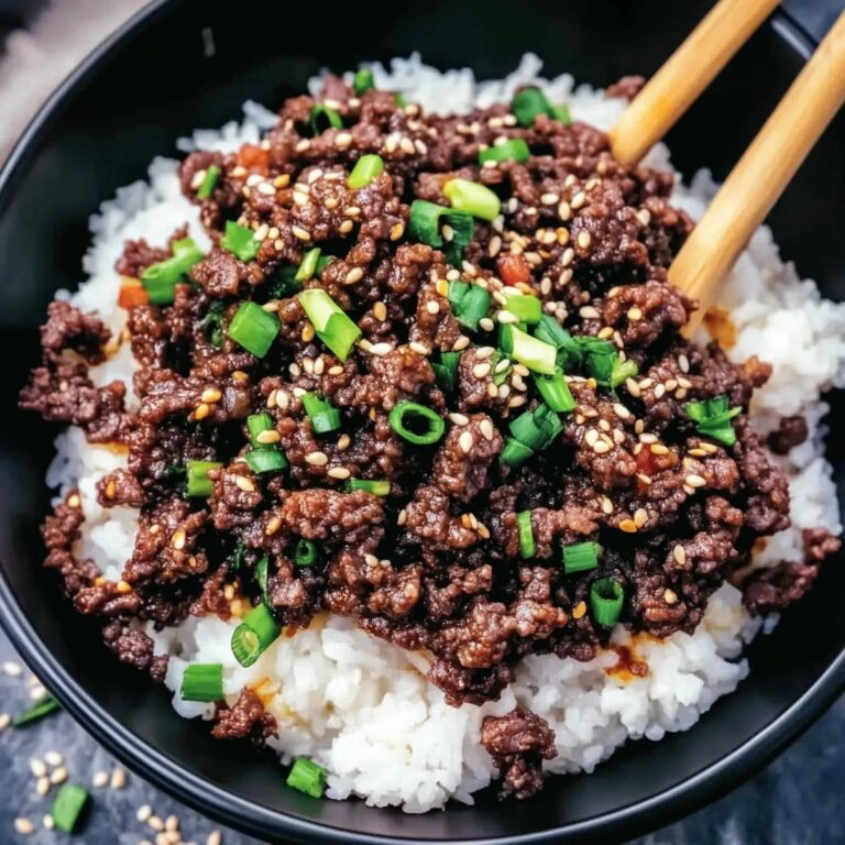 Korean Ground Beef And Rice Bowls Recipe