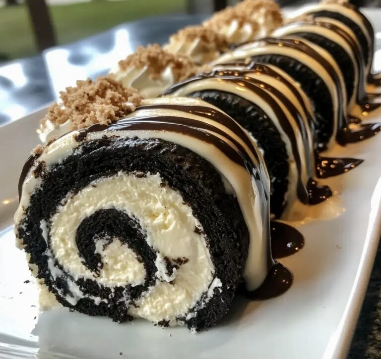 Oreo Cream Cheese Cheesecake Sushi Roll Dessert Recipe