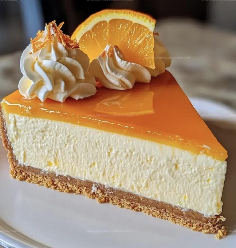Orange Cheesecake Recipe