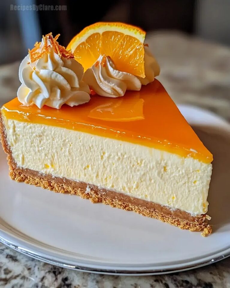 Orange Cheesecake Recipe