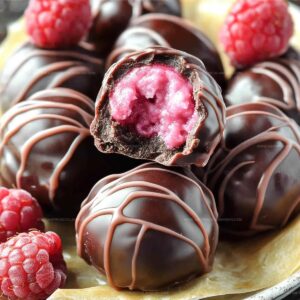 Raspberry Cheesecake Truffles Recipe