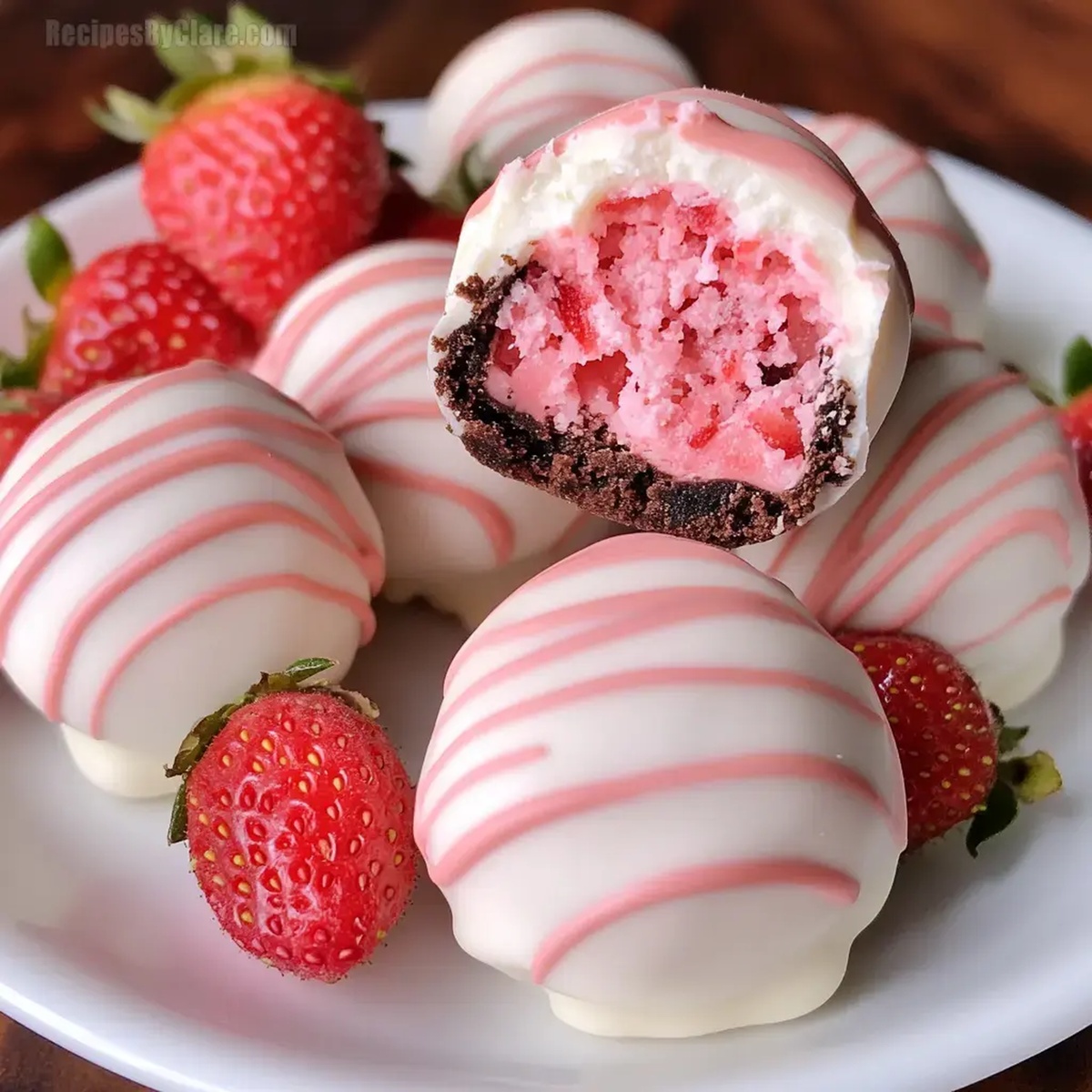 Strawberry Shortcake Oreo Balls Recipe