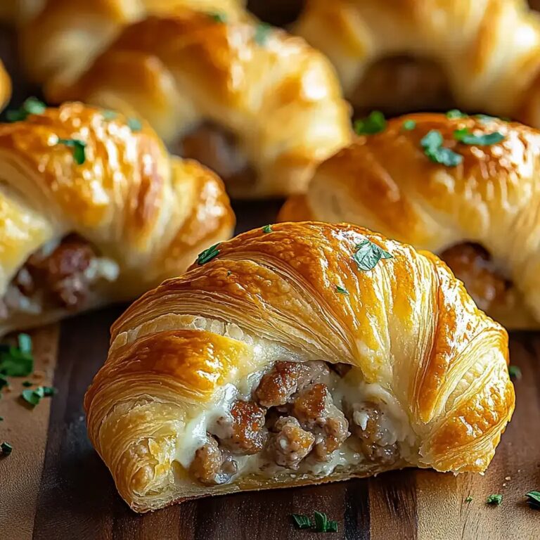 Easy Sausage Cream Cheese Crescents Recipe