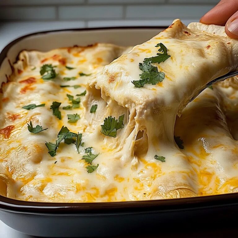 Easy White Chicken Enchiladas Recipe
