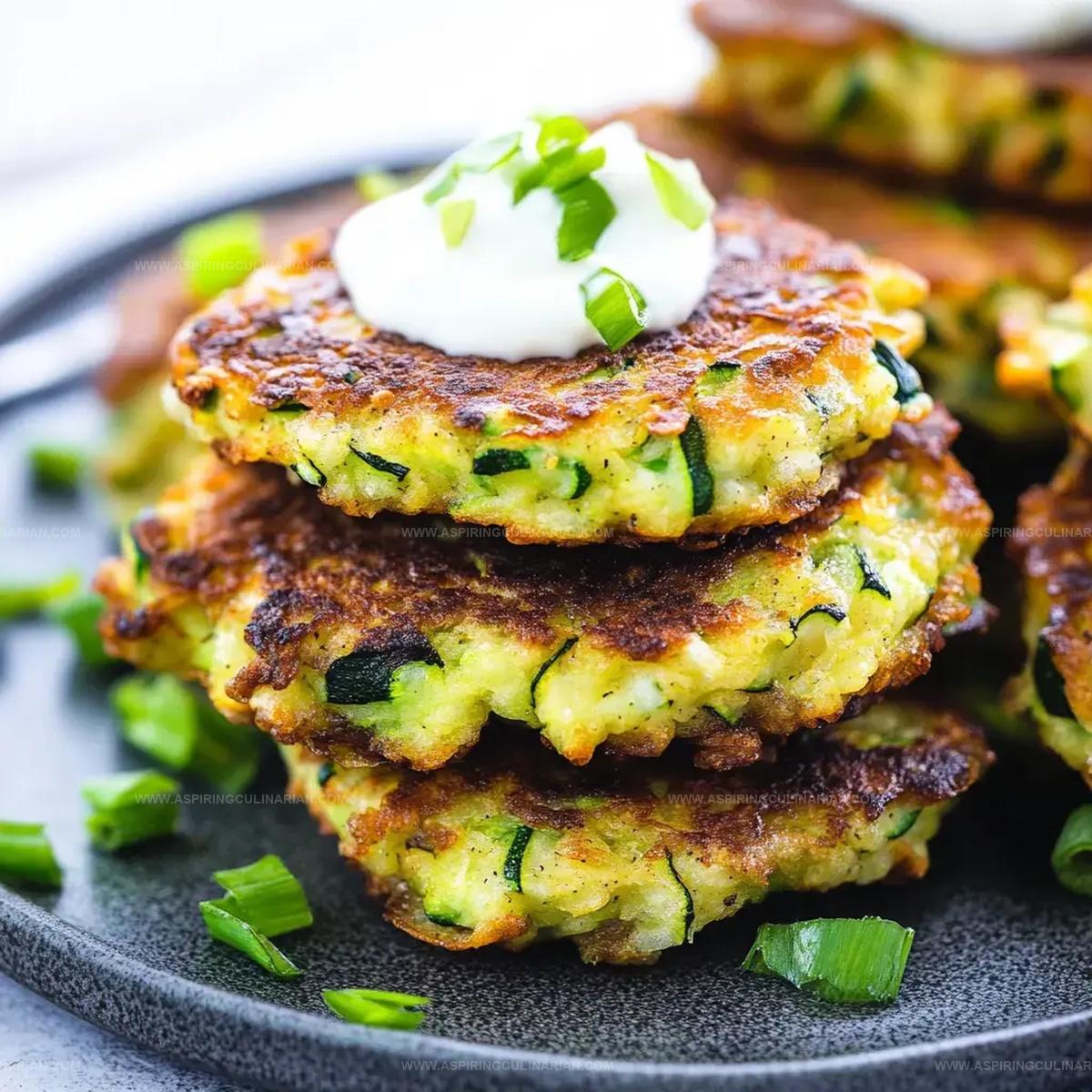 Crispy Zucchini Fritters Recipe