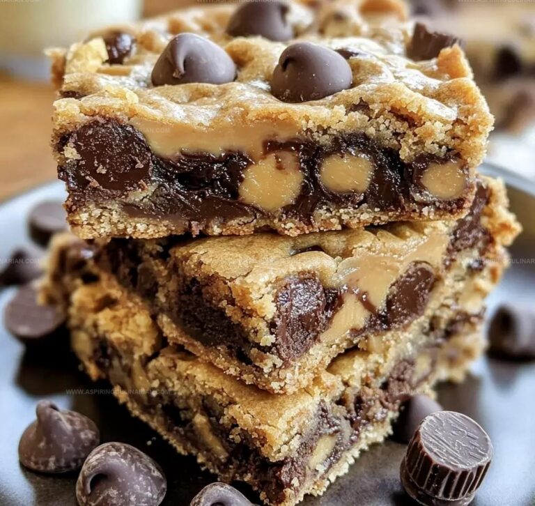 Peanut Butter Cup Gooey Bars Recipe