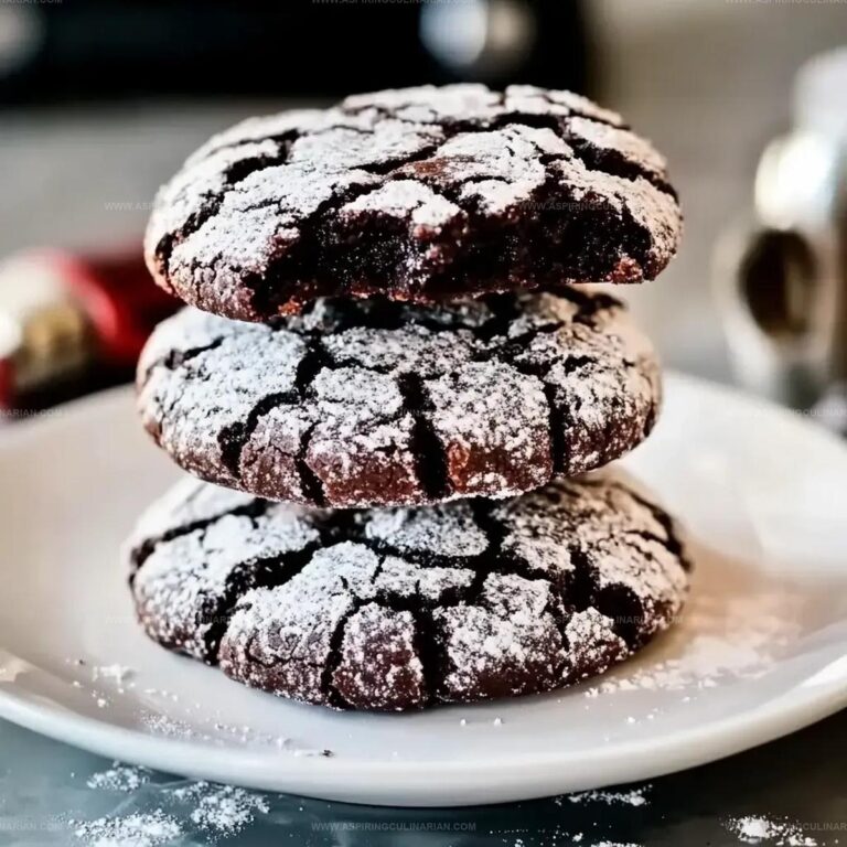Chocolate Crinkle Cookies Recipe