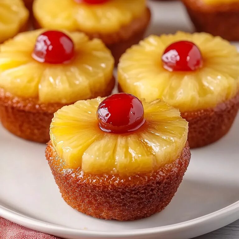 Easy Pineapple Upside Down Cupcakes Recipe