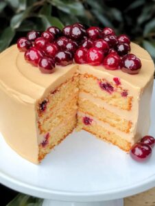 Cranberry Orange Layer Cake Recipe
