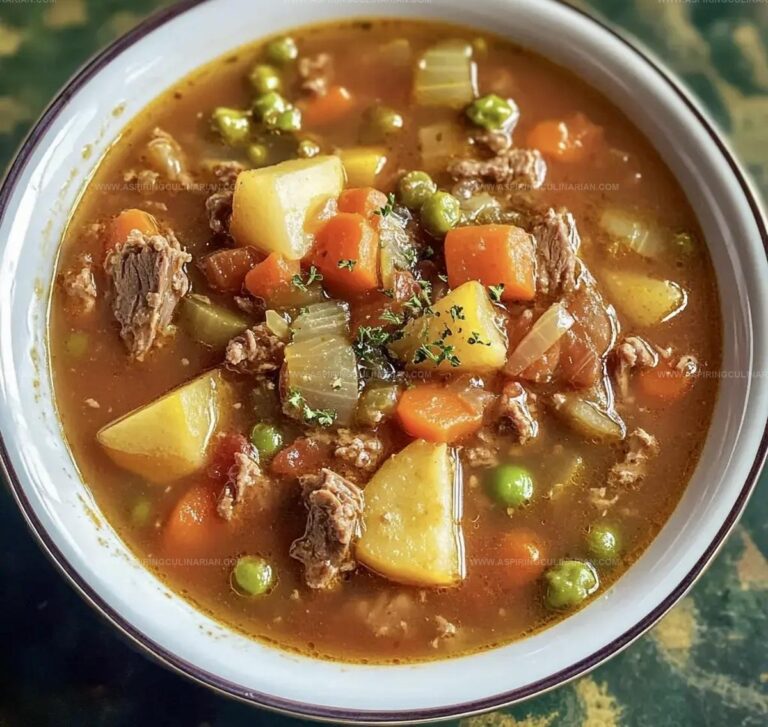 Old Fashioned Vegetable Beef Soup Recipe