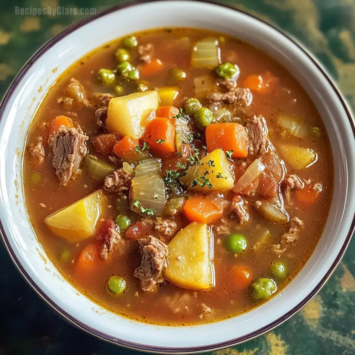 Old Fashioned Vegetable Beef Soup Recipe
