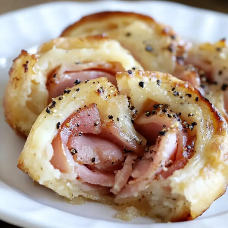 Hot Ham Cheese Pinwheels Recipe