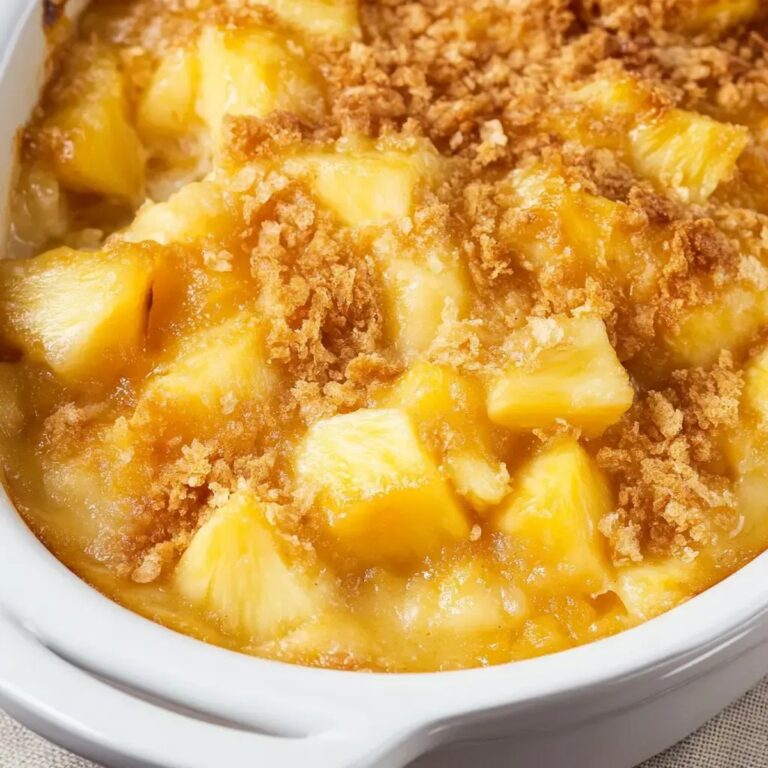 Pineapple Cheese Casserole Recipe