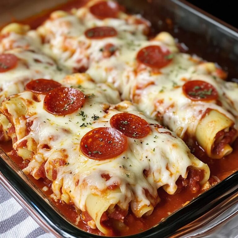 Pepperoni Pizza Lasagna Rolls Ups Recipe
