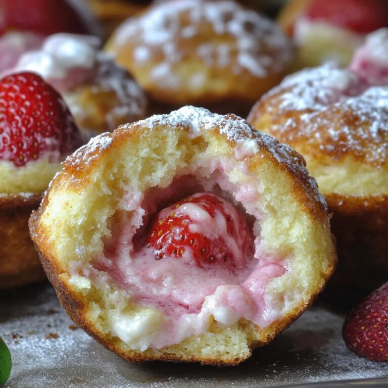 Cream Cheese Strawberry French Toast Muffins Recipe
