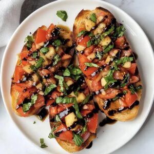 Air Fryer Bruschetta Recipe
